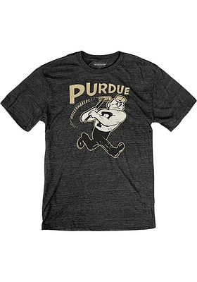 Purdue Boilermakers Black Big Logo Short Sleeve Fashion T Shirt