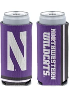 Northwestern Wildcats Striped Primary Logo Slim Coolie