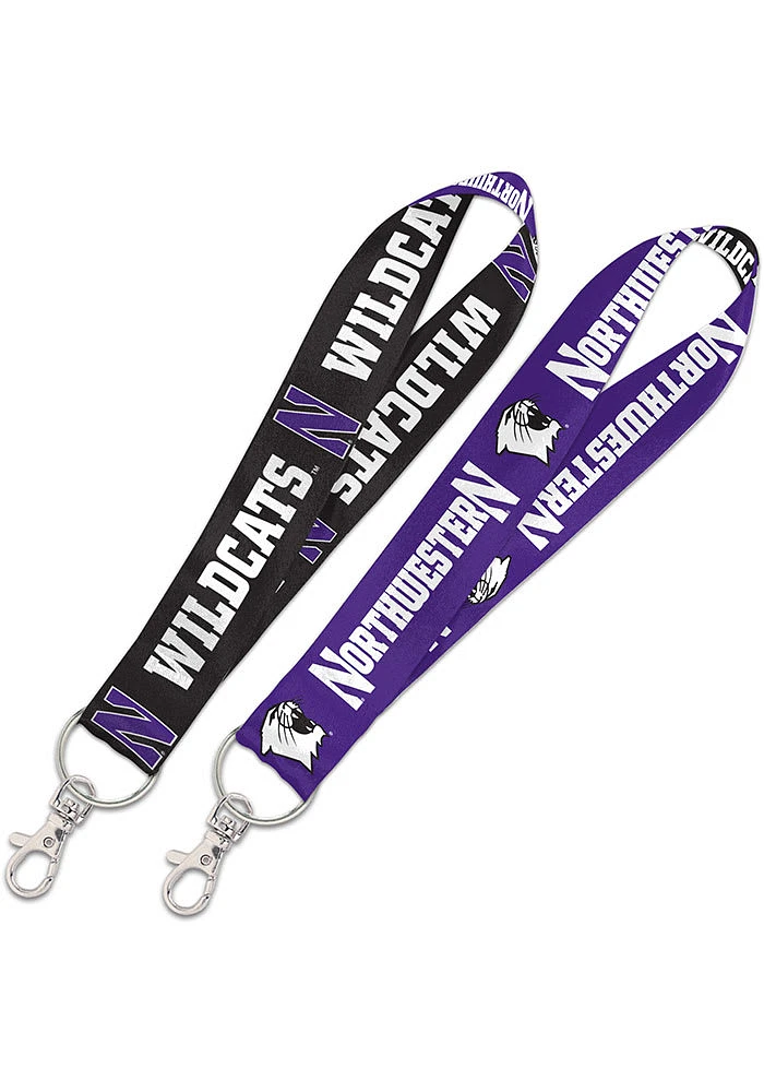 Northwestern Wildcats Key Strap Lanyard - Purple