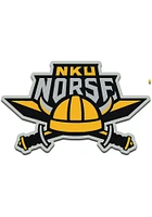 Northern Kentucky Norse Acrylic Car Emblem - Yellow