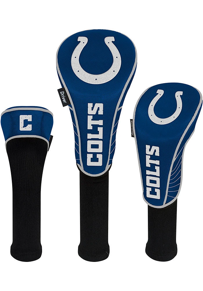 Indianapolis Colts Driver, Fairway, and Hybrid headcovers Golf Headcover