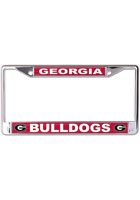 Georgia Bulldogs Printed Metallic License Frame