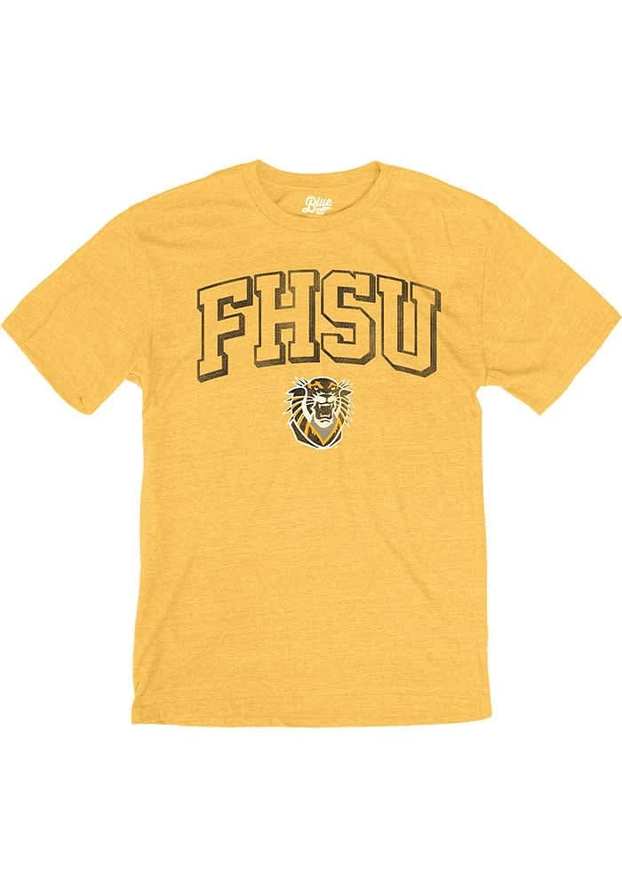 Fort Hays State Tigers Gold Triblend Short Sleeve Fashion T Shirt