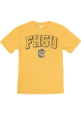 Fort Hays State Tigers Gold Triblend Short Sleeve Fashion T Shirt