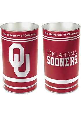 Oklahoma Sooners Tapered Waste Basket