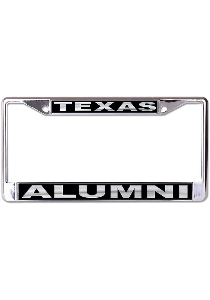 Texas Longhorns Alumni License Plate Frame - Silver
