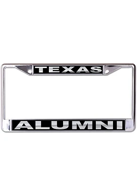 Texas Longhorns Alumni License Plate Frame - Silver