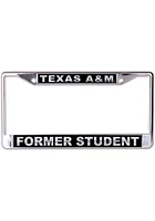 Texas A&M Aggies Black and Silver Former Student License Frame