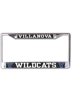 Villanova Wildcats Carbon Fiber License Plate Frame - Black