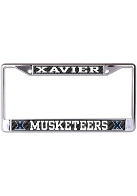 Xavier Musketeers Carbon Fiber License Frame