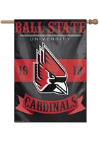Ball State Cardinals 28x40 inch Banner - Red