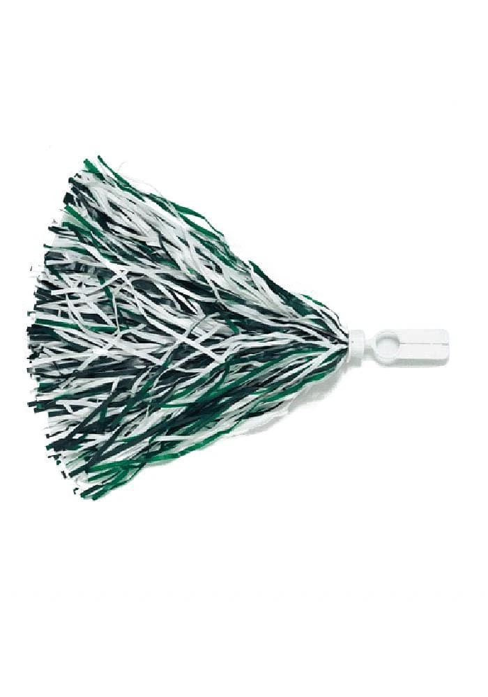 Local Gear Dark Green and White Pom Poms