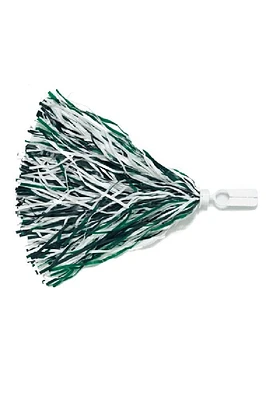 Local Gear Dark Green and White Pom Poms