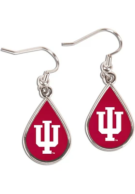 Indiana Hoosiers Teardrop Womens Earrings
