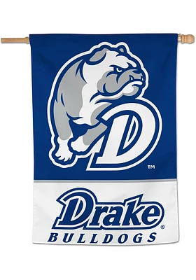 Drake Bulldogs 28x40 Banner - Blue