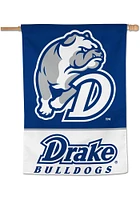 Drake Bulldogs 28x40 Banner - Blue