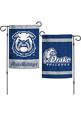 Drake Bulldogs 12x18 2-Sided Garden Flag - Blue