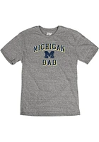 Michigan Wolverines Grey Dad Number One Short Sleeve Fashion T Shirt