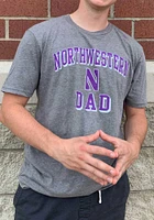 Northwestern Wildcats Grey Dad Number One Short Sleeve Fashion T Shirt