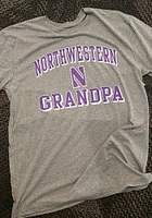 Northwestern Wildcats Purple Grandpa Number One Short Sleeve T Shirt