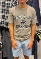 Penn State Nittany Lions Grey Grandpa Number One Short Sleeve Fashion T Shirt