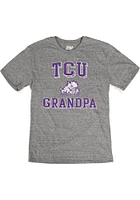 TCU Horned Frogs Grey Grandpa Number One Short Sleeve Fashion T Shirt