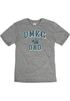 UMKC Roos Grey Dad Number One Short Sleeve Fashion T Shirt