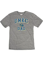 UMKC Roos Grey Dad Number One Short Sleeve Fashion T Shirt