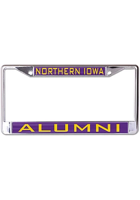 Northern Iowa Panthers Alumni License Plate Frame - Purple