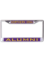 Northern Iowa Panthers Alumni License Plate Frame - Purple