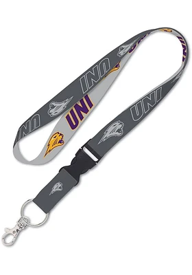 Northern Iowa Panthers Charcoal Lanyard