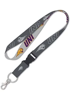 Northern Iowa Panthers Charcoal Lanyard
