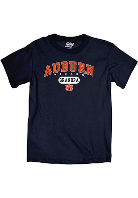 Auburn Tigers Navy Blue Grandpa Pill Short Sleeve T Shirt