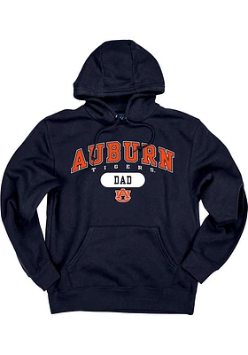 Auburn Tigers Mens Navy Blue Dad Pill Long Sleeve Hoodie