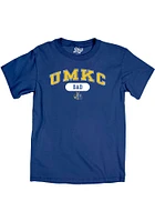 UMKC Roos Blue Dad Pill Short Sleeve T Shirt