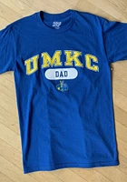 UMKC Roos Blue Dad Pill Short Sleeve T Shirt