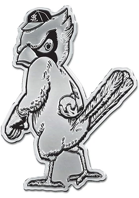 St Louis Cardinals Cooperstown Car Emblem - Silver
