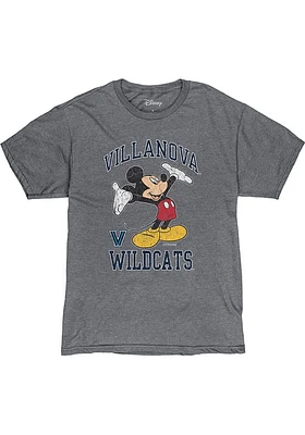 Villanova Wildcats Grey Dis Right Here Mickey Short Sleeve Fashion T Shirt