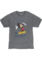 Villanova Wildcats Grey Dis Right Here Mickey Short Sleeve Fashion T Shirt