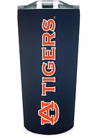 Auburn Tigers Team Logo 18oz Soft Touch Stainless Steel Tumbler - Navy Blue