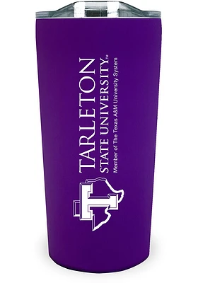 Tarleton State Texans Team Logo 18oz Soft Touch Stainless Steel Tumbler