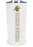 Texas State Bobcats Team Logo 18oz Soft Touch Stainless Steel Tumbler