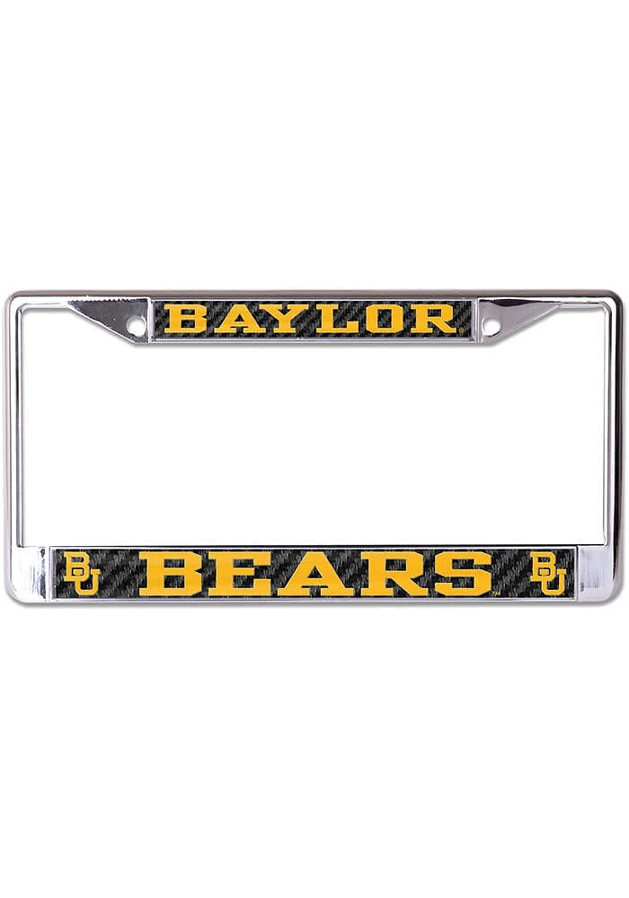 Baylor Bears Carbon License Plate Frame - Black