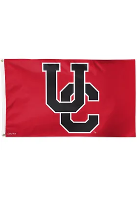 Cincinnati Bearcats 3x5 ft Red Silk Screen Grommet Flag