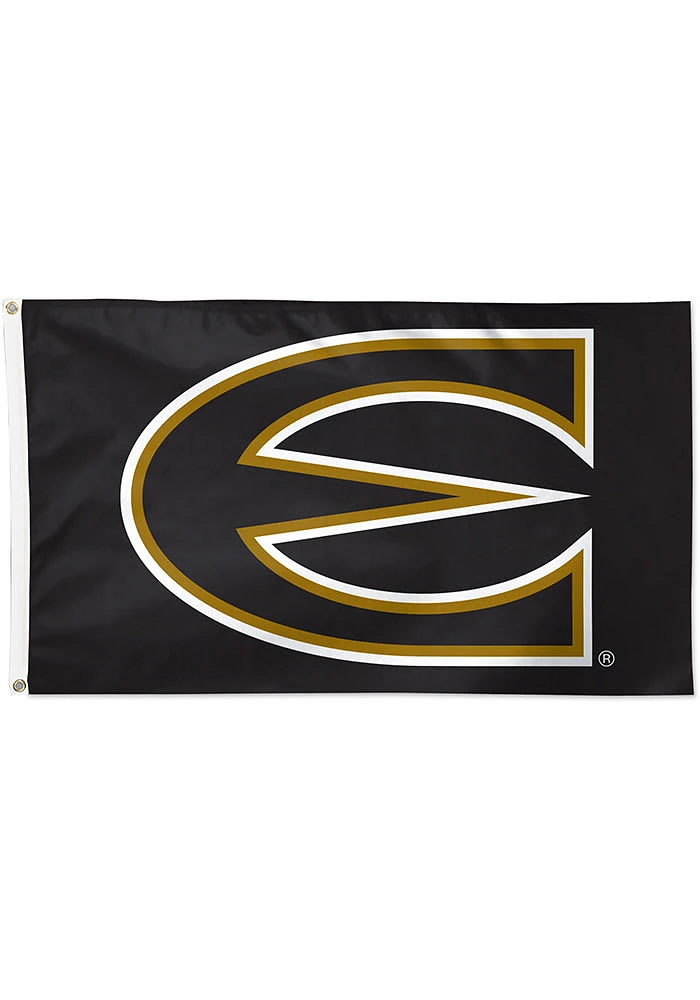 Emporia State Hornets 3x5 ft Silk Screen Grommet Flag - Black