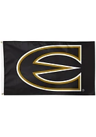 Emporia State Hornets 3x5 ft Silk Screen Grommet Flag - Black