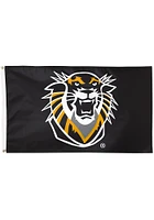 Fort Hays State Tigers 3x5 ft Silk Screen Grommet Flag - Black
