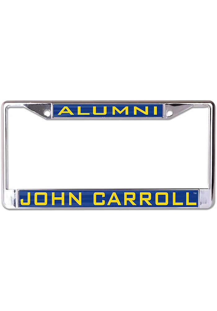 John Carroll Blue Streaks Alumni Inlaid License Plate Frame - Blue