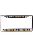 John Carroll Blue Streaks Inlaid License Plate Frame - Blue