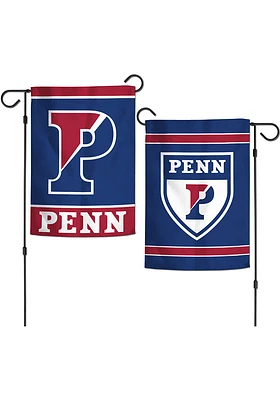 Pennsylvania Quakers 12x18 inch 2 Sided Garden Flag - Blue